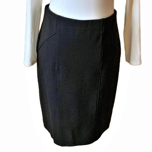 Renuar Dresses & Skirts - RENUAR Black Stretch Tailored Pencil Skirt Size 6